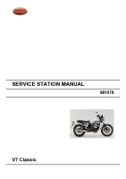 Moto Guzzi V7 Classic - Service manual 2008-0